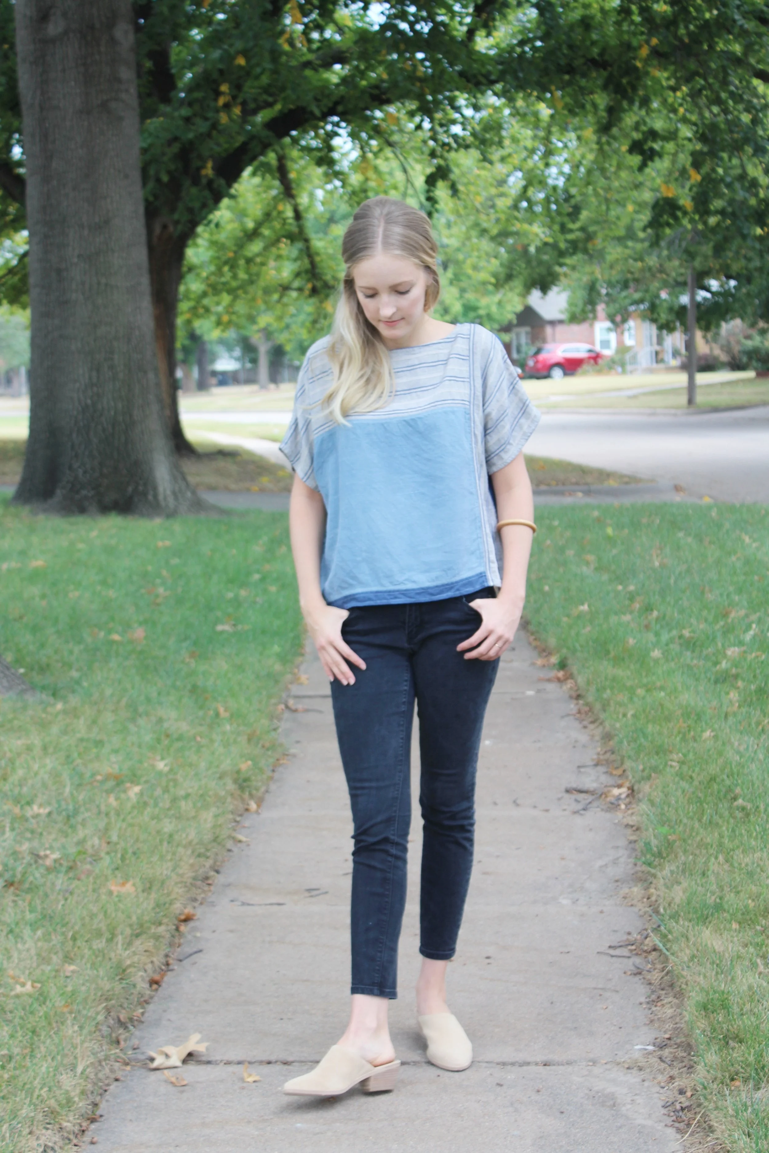 Shirt No. 1 in Patchwork Linen — Well Fibre